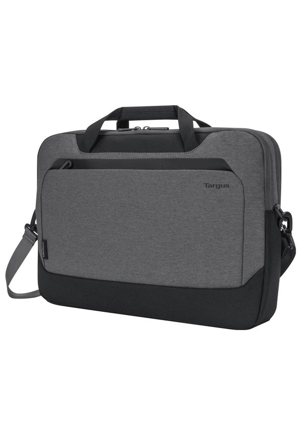 TARGUS - Targus Cypress 15.6'' Briefcase EcoSmart szara. Kolor: szary. Materiał: materiał, tkanina