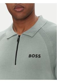 BOSS Polo K_Perform-Max_Pl 50537146 Zielony Slim Fit. Typ kołnierza: polo. Kolor: zielony. Materiał: bawełna #5