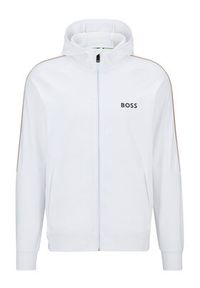 BOSS - Boss Bluza Sicon 50504552 Biały Regular Fit. Kolor: biały. Materiał: syntetyk