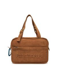 Patrizia Pepe Torebka 2B0125/L152P Brązowy. Kolor: brązowy. Materiał: skórzane, zamszowe