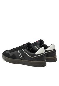 Tommy Jeans Sneakersy Leather Retro Cupsole EM0EM01414 Czarny. Kolor: czarny. Materiał: skóra