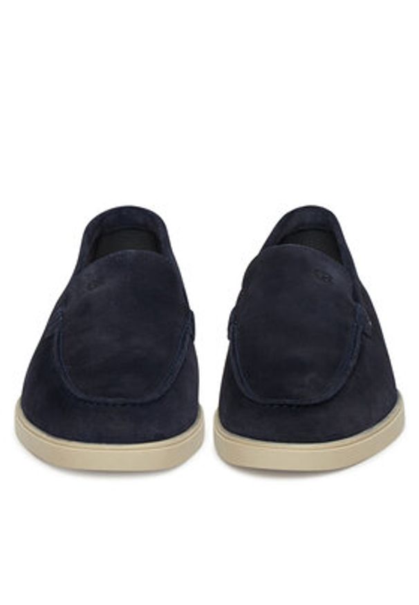 Gino Rossi Mokasyny MASSI-01 MI08 Granatowy. Kolor: niebieski. Materiał: skóra, zamsz