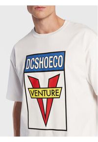 DC T-Shirt Venture ADYZT05122 Biały Regular Fit. Kolor: biały. Materiał: bawełna #4