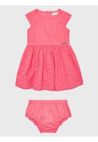 Guess Sukienka codzienna A3GK10 WFBC0 Różowy Regular Fit. Okazja: na co dzień. Kolor: różowy. Materiał: bawełna. Typ sukienki: proste. Styl: casual #1