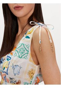 Seafolly Top Wish You Were Here 55177-TO Kolorowy Regular Fit. Materiał: bawełna. Wzór: kolorowy #5