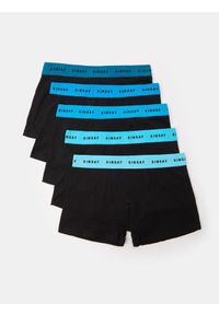 Sinsay - Bokserki z kolorową elastyczną gumą w pasie 5 pack - wielobarwny. Materiał: guma. Wzór: kolorowy