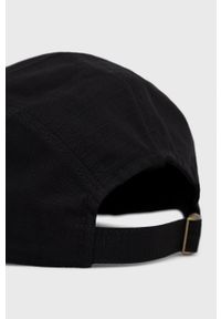 Tommy Jeans czapka bawełniana AM0AM08999.9BYY kolor czarny z aplikacją. Kolor: czarny. Materiał: bawełna. Wzór: aplikacja #2