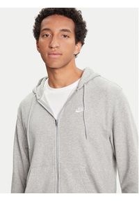Nike Bluza Club FN3884 Szary Regular Fit. Kolor: szary. Materiał: bawełna #5