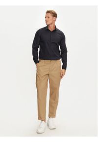 Calvin Klein Koszula K10K113521 Granatowy Slim Fit. Kolor: niebieski. Materiał: bawełna #3