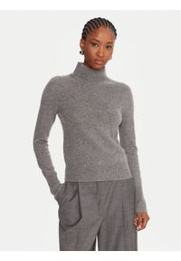 Marella Golf Fibra 2523366254 Szary Regular Fit. Typ kołnierza: golf. Kolor: szary. Materiał: wełna, kaszmir #1