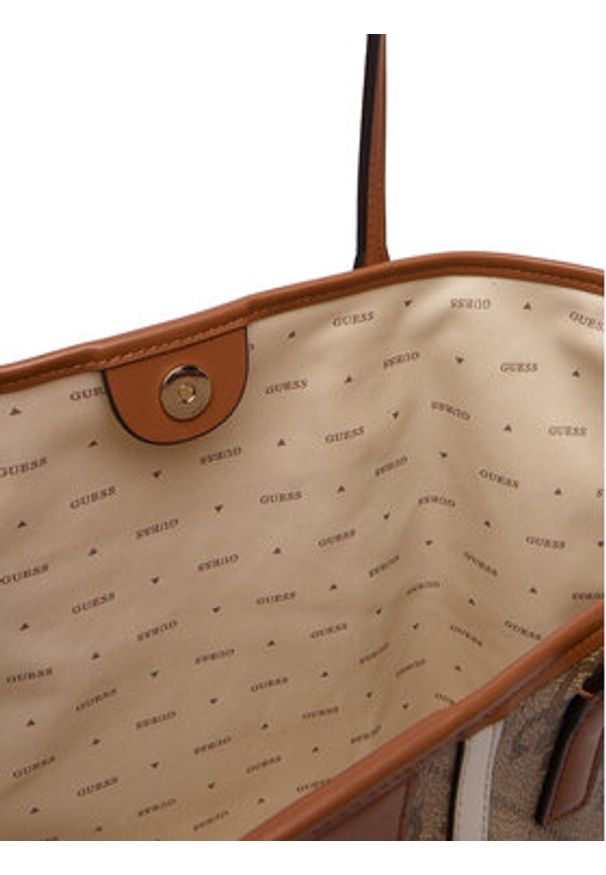 Guess Torebka Erenia HWSO78 38240 Brązowy. Kolor: brązowy. Materiał: skórzane
