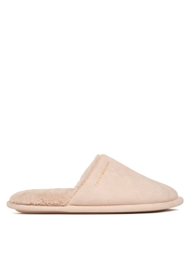 TOMMY HILFIGER - Tommy Hilfiger Kapcie Soft House Shoe FW0FW08853 Różowy. Kolor: różowy. Materiał: materiał
