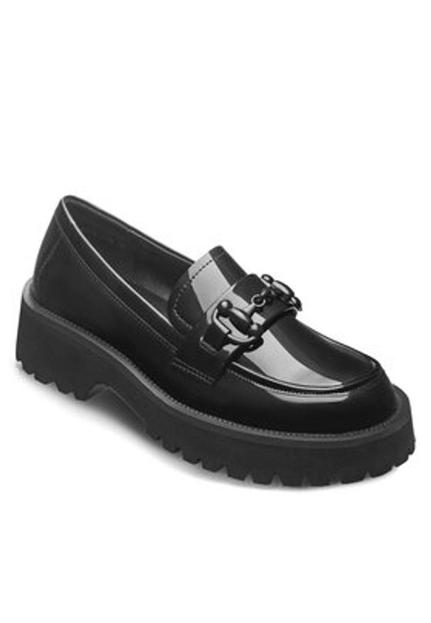 Sergio Bardi Mokasyny WYL3536-1Z-SB Czarny. Kolor: czarny. Materiał: skóra, lakier