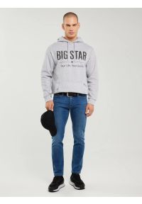 Big-Star - Jeansy męskie dopasowane niebieskie Tedd 356. Stan: obniżony. Kolor: niebieski. Sezon: wiosna. Styl: elegancki #9