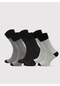 Pako Lorente - PAKO LORENTE - Zestaw skarpet męskich szaro-czarny. Kolor: szary, czarny, wielokolorowy. Materiał: poliester, elastan, bawełna #1