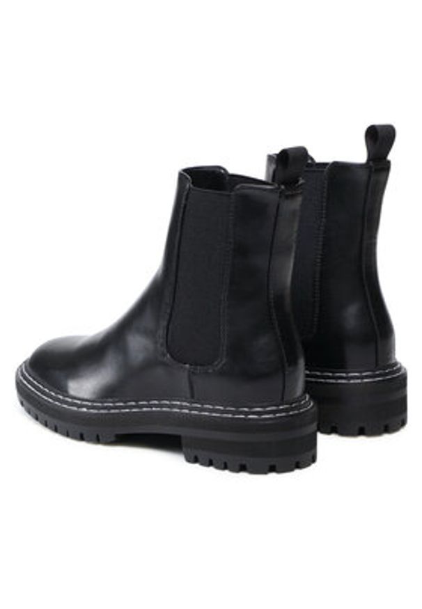 ONLY Shoes Sztyblety Chelsea Boot 15238755 Czarny. Kolor: czarny. Materiał: skóra