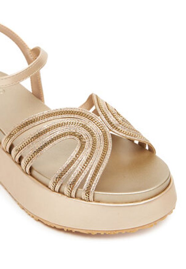 Liu Jo Sandały Frida 35 SA5103 EX029 Złoty. Kolor: złoty. Materiał: skóra