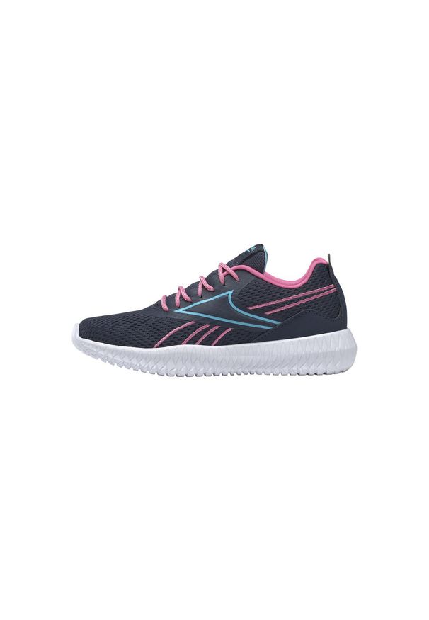 Reebok - Buty na co dzień do biegania młodzieżowe REEBOK FLEXAGON ENE sportowe. Okazja: na co dzień. Kolor: niebieski, wielokolorowy. Materiał: syntetyk, tkanina, materiał. Sport: turystyka piesza