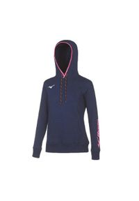 Bluza Mizuno femme Team Mizuno. Kolor: biały, niebieski, wielokolorowy