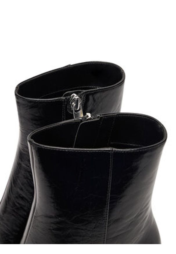 MICHAEL Michael Kors Botki Elise 40T5ELME7L Czarny. Kolor: czarny. Materiał: skóra