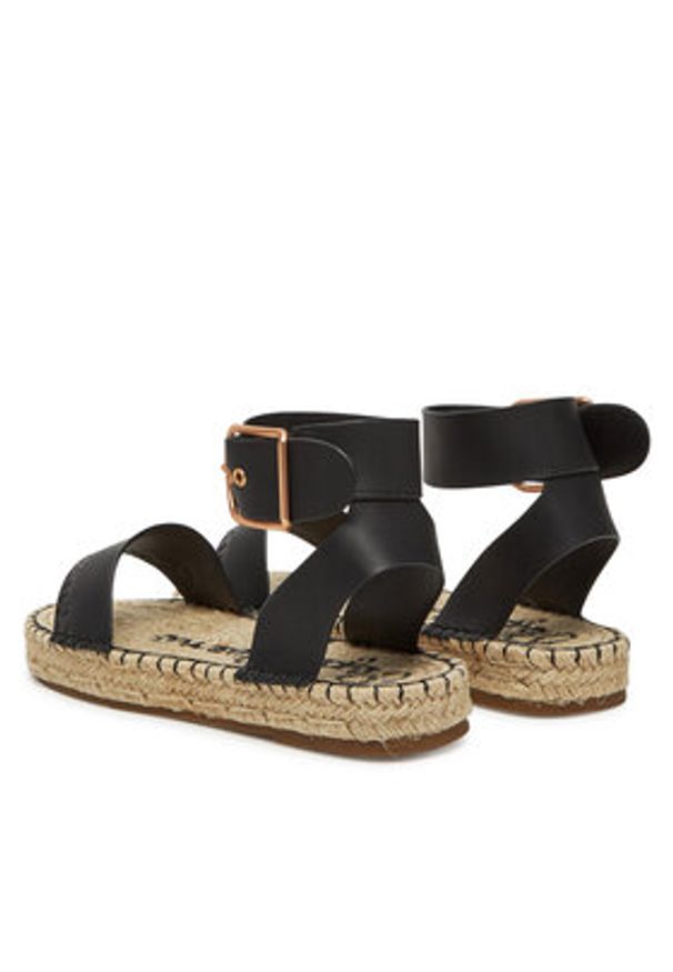 Pepe Jeans Espadryle PLS90681 Czarny. Kolor: czarny. Materiał: skóra