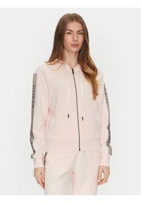 Guess Bluza W5RQ03 KBYE2 Różowy Regular Fit. Kolor: różowy. Materiał: syntetyk, wiskoza