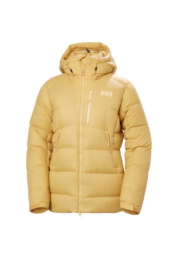 Damska kurtka z kapturem Helly Hansen Verglas Polar. Typ kołnierza: kaptur. Kolor: beżowy, wielokolorowy, żółty. Materiał: syntetyk