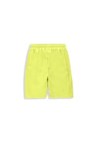 Spodenki sportowe dziecięce Lemon Explore WL4 do kolan. Kolor: zielony. Materiał: poliester, elastan. Długość: do kolan. Styl: sportowy. Sport: fitness