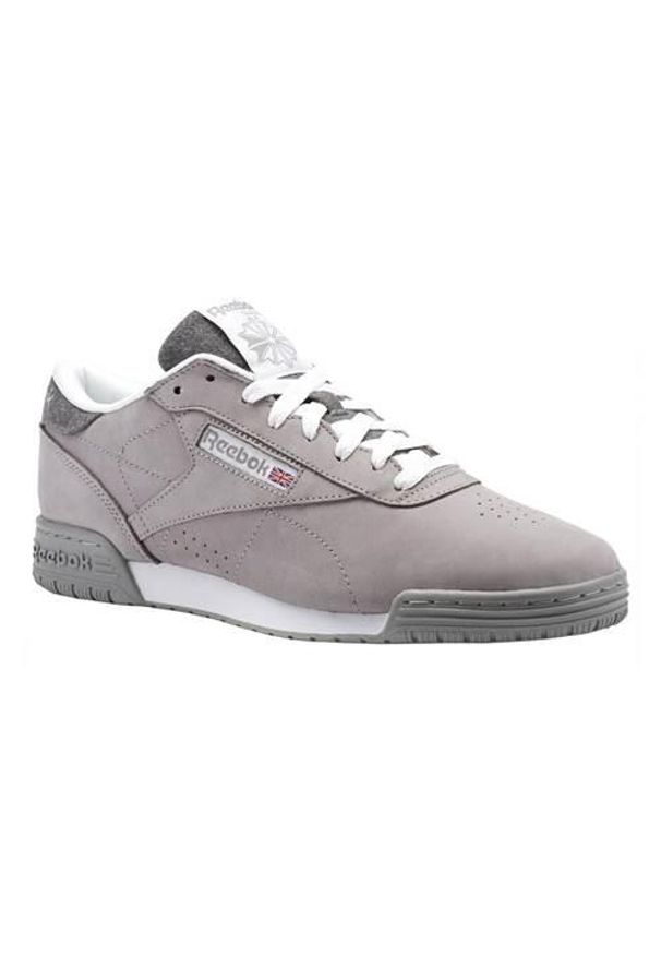 Buty do chodzenia męskie Reebok Classic Exofit Clean. Zapięcie: sznurówki. Kolor: szary. Materiał: materiał. Szerokość cholewki: normalna. Model: Reebok Classic. Sport: turystyka piesza