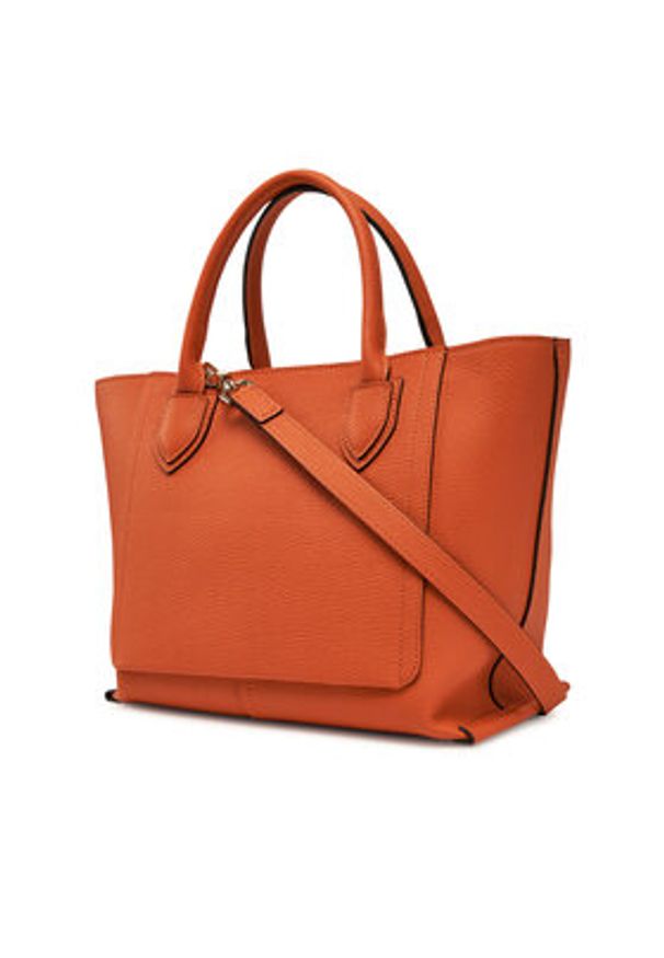 Longchamp Torebka 10104HTA Pomarańczowy. Kolor: pomarańczowy. Materiał: skórzane