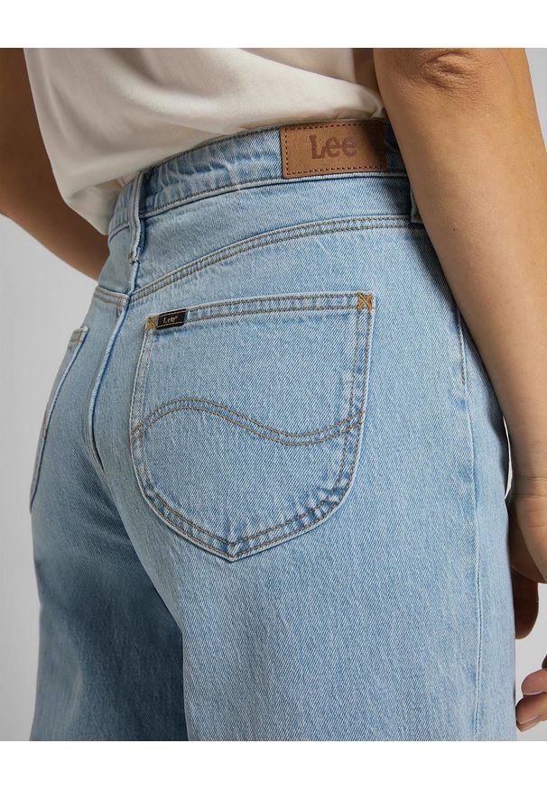 Lee - DAMSKIE SPODNIE JEANSOWE LEE WIDE LEG LIGHT ALTON L30SMWJU 112106648