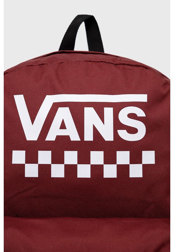 Vans - Plecak. Kolor: czerwony