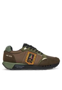 Aeronautica Militare Sneakersy 252SC0292UCT03331 Zielony. Kolor: zielony. Materiał: materiał #1