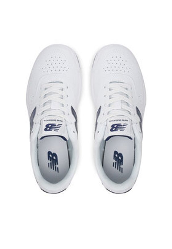 New Balance Sneakersy GSB80WB Biały. Kolor: biały. Materiał: skóra