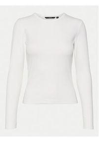 Vero Moda Bluzka Chloe 10306897 Biały Slim Fit. Kolor: biały. Materiał: bawełna #3