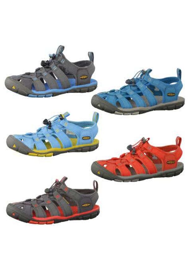 keen - Buty do chodzenia damskie Teva Keen Clearwater Cnx. Kolor: zielony, brązowy, różowy, wielokolorowy. Materiał: syntetyk, materiał. Sport: turystyka piesza