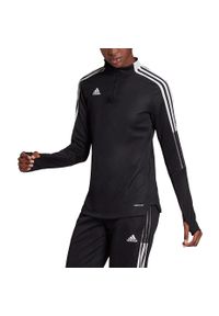 Adidas - Bluza piłkarska damska adidas Tiro 21 Training Top. Kolor: wielokolorowy, czarny, biały. Sport: piłka nożna