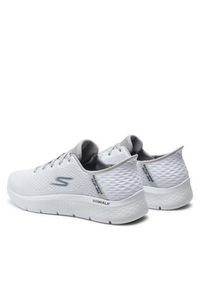 skechers - Skechers Sneakersy Go Walk Flex-New World 216505/WGY Biały. Kolor: biały #6