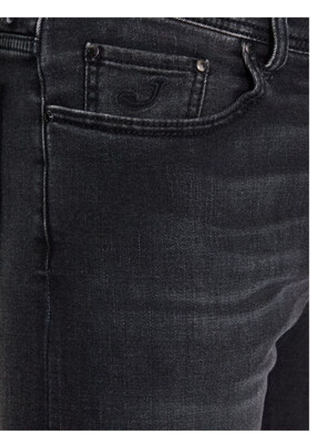 Jacob Cohën Jeansy Bard U Q E04 30 S 3733 Czarny Slim Fit. Kolor: czarny