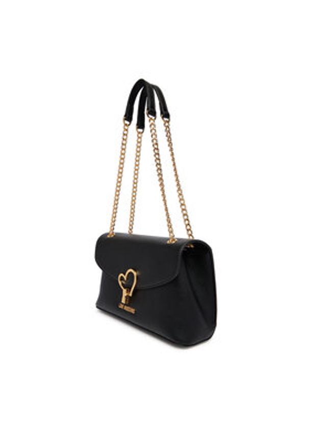 Love Moschino - LOVE MOSCHINO Torebka JC4138PP1OLQ0000 Czarny. Kolor: czarny. Materiał: skórzane