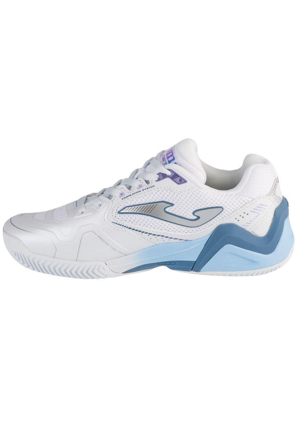 Joma - Buty do tenisa damskie, Set Lady 24 TSELW. Kolor: biały. Sport: tenis