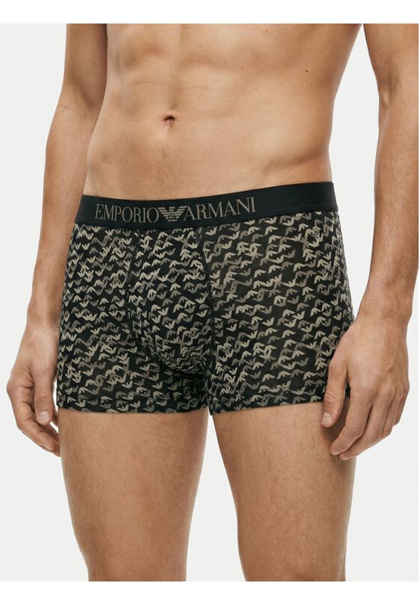 Emporio Armani Underwear Bokserki EM000232 AF19051 FC277 Czarny. Kolor: czarny. Materiał: bawełna