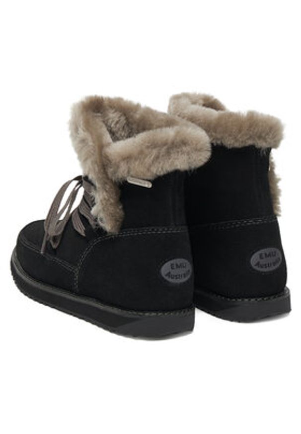 EMU Australia Śniegowce Thorsby W13215 Czarny. Kolor: czarny. Materiał: skóra