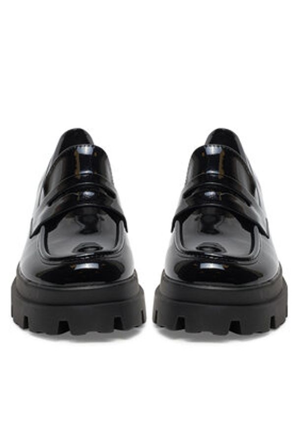 DeeZee Loafersy 8-405-3 Czarny. Kolor: czarny. Materiał: skóra