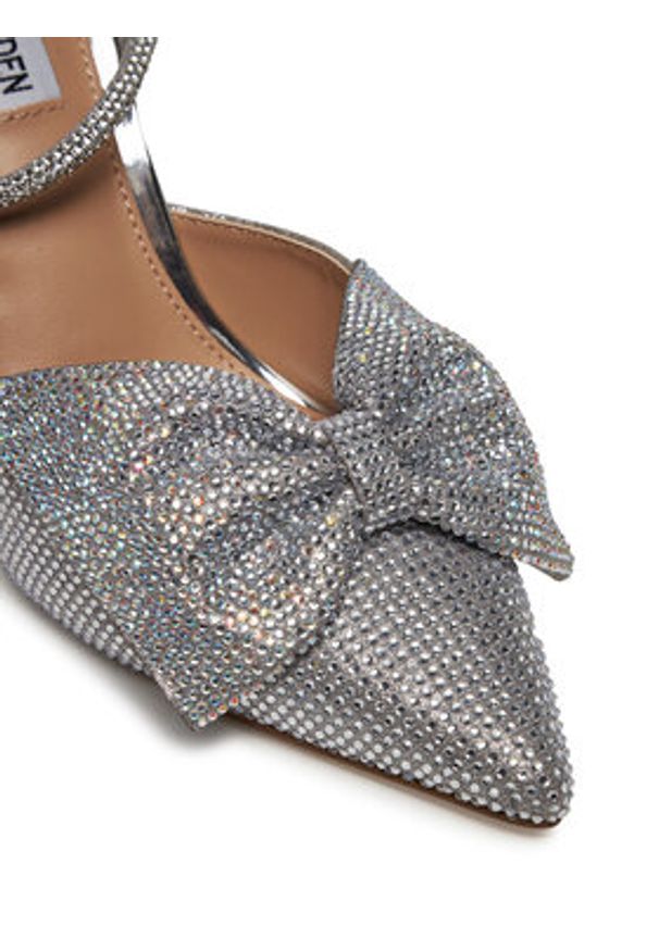 Steve Madden Sandały Vincentia-R Heeled s SM11003650 Srebrny. Kolor: srebrny. Materiał: materiał