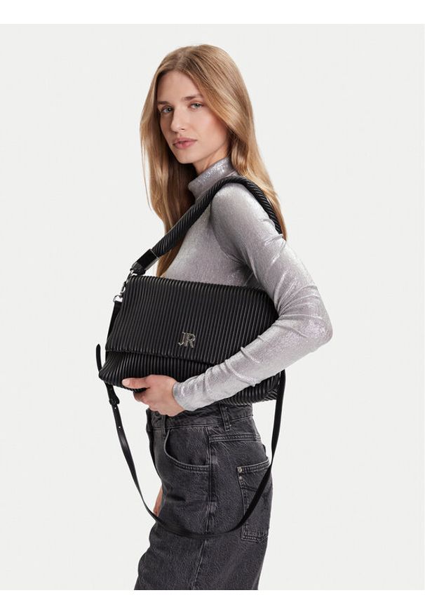 John Richmond Torebka RWP25134BO Czarny. Kolor: czarny. Materiał: skórzane