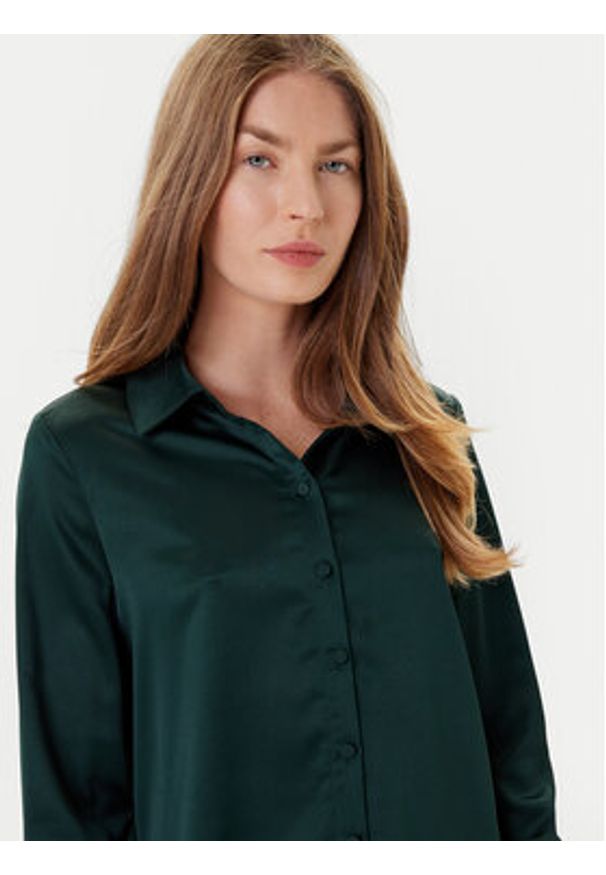 Vero Moda Koszula Merle 10334598 Zielony Regular Fit. Kolor: zielony. Materiał: syntetyk