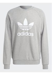 Adidas - adidas Bluza Adicolor Classics Trefoil Crewneck Sweatshirt IA4857 Szary Regular Fit. Kolor: szary. Materiał: bawełna #2