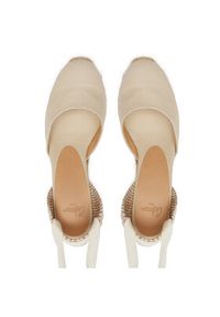 Castañer Espadryle Carina/6/001 020964 Biały. Kolor: biały. Materiał: materiał