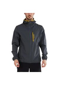 FUNDANGO - Kurtka softshellowa męska Fundango Alloy Hooded Softshell. Kolor: szary. Materiał: poliamid. Sport: turystyka piesza